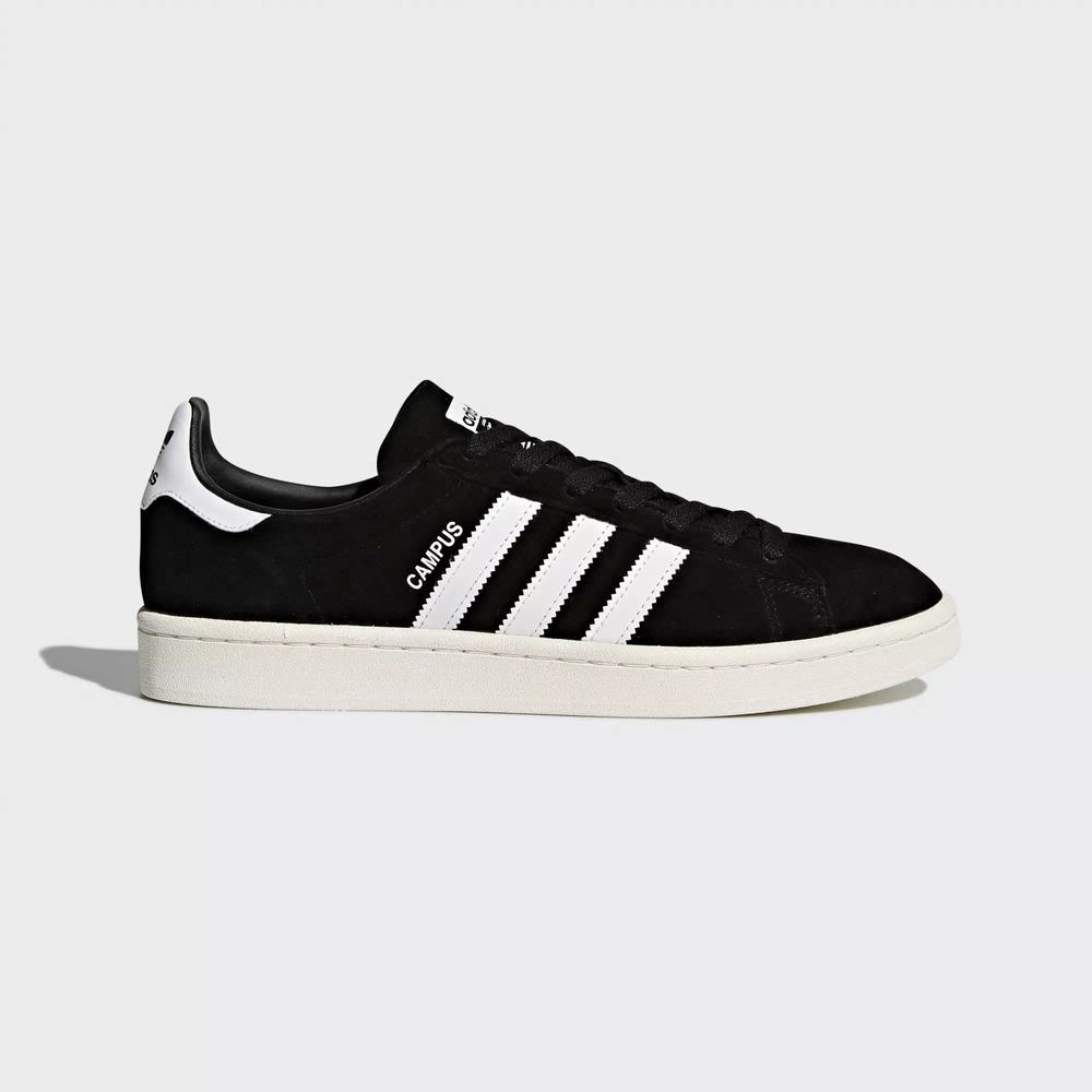Adidas Campus Tenis Negros Para Hombre (MX-38160)